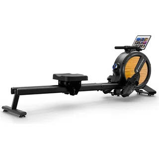 Sportstech PROwer Rudergerät für Zuhause - Hellbraun