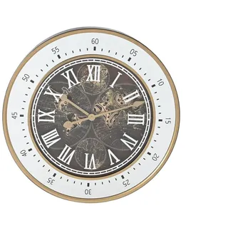 Home ESPRIT Wanduhr, Braun, Gold, Glas, Eisen, 59 x 8,5 x 59 cm
