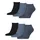 Sneaker Socken 6er Pack Blau/Weiß 43-46