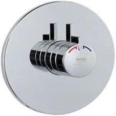 Mira 1.1663.243 Miniduo und ECO verchromt Duschkopf Built in robuster Duscharmatur mit Thermostat