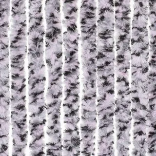 Moritz Flauschvorhang aus Chenille 90 x 220 cm pink/grau/schwarz meliert Türvorhang als Fliegenschutz Insektenschutz für Camping Wohnwagen