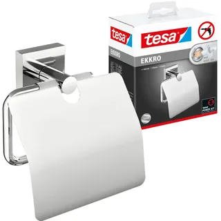 Tesa Toilettenpapierhalter Ekkro mit Deckel chrom