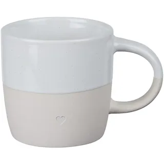 Butlers Tasse Me Time 350 ml , Weiß , Keramik , Geschirr, Tassen, Kaffeetassen