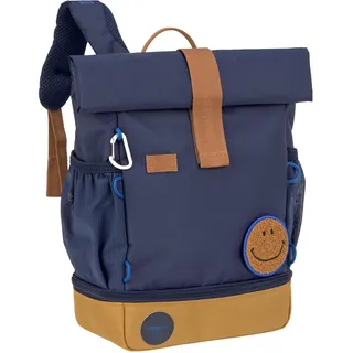 Lässig Kindergartenrucksack Kinderrucksack Rolltop mit Brustgurt wasserabweisend, 11 Liter/Mini Rolltop Backpack, navy