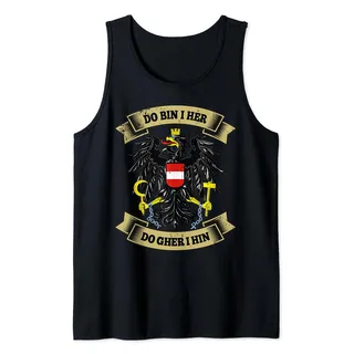 Österreich Adler Wappen Fahne Flagge Geschenk Österreich Tank Top