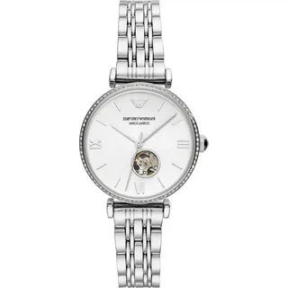 EMPORIO ARMANI MECCANICO Mod. GIANNI T-BAR - Silber