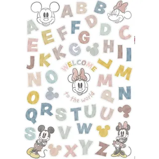 KOMAR Mickey Alphabet 50 x 70 cm gerollt