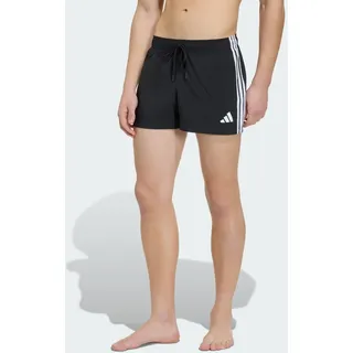 adidas 3-Streifen Badeshorts Black/White S