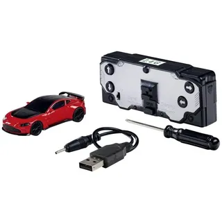 CARSON RC-Auto Nano Racer Aston Martin V12 Vantage 1:60 CH RTR rot