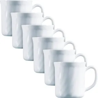 Arcoroc Kaffeetasse 0,29 l Weiß 6 St.