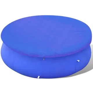 vidaXL Poolabdeckung PE Rund 460 cm 90 g/m2 - Blau