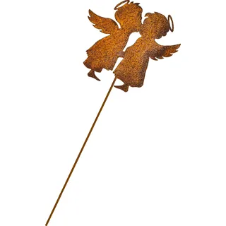 Rost Deko Figuren für den Garten, den Balkon oder die Haustüre - 118 cm