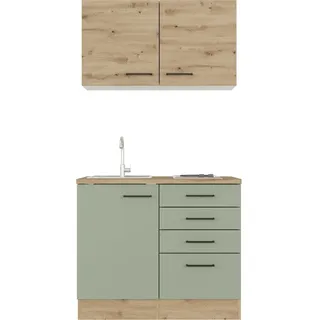 Flex-Well Küchenzeile Cara 100 cm grün