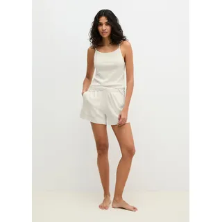 Marc OPolo Retro Pants "Mix N Match Airy Cotton Rib", weiß cotton