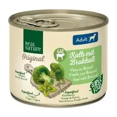 REAL NATURE Superfood Adult Kalb mit Brokkoli 12x200 g