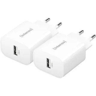 Intenso Power Adapter W5A Doppelpack, 5W, weiß
