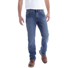 Bild Rugged Flex Relaxed Straight Jeans blau, Größe 36