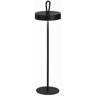 Schöner Wohnen Akku-Tischleuchte , Schwarz , Metall , F , 46.6 cm , höhenverstellbar, tragbar, kabellos, aufladbar über Usb , Lampen & Leuchten, Innenbeleuchtung, Tischlampen, Akku-Tischlampen