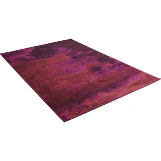 THEKO Teppich THEKO "Kapstadt Cloud" Gr. 2, lila (beere), B:80cm H:5mm L:150cm, Polyacryl, Teppiche, Teppich, Flachgewebe, ideal im Wohnzimmer & Schlafzimmer