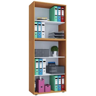 VCM Lona XXL Aktenregal 70 x 40 x 178 cm braun