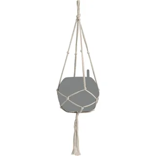 Lechuza® Hängeampel Makramee Cotton Pure 90 Natur 22 cm x 14 cm