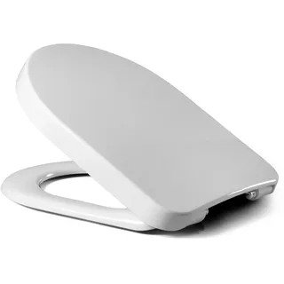 WC-Sitz für hansgrohe EluPura S WC-Sitz, Ersatz, SoftClose, QuickRelease, Befestigung oben, Weiß, Ersatz 60197450 - Weiß