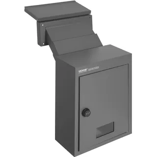 Vevor Mauerdurchwurf Briefkasten Silber