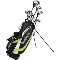 MACGREGOR Herren CG4000 Stahl/Graphit, Cart/Standtasche, Rechts-und Linkshänder, Golf-Paket-Sets, schwarz/grün, Einheitsgröße