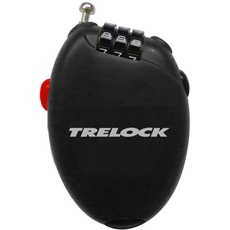 Trelock Unisex – Erwachsene Kabel-Zahlenschloss-2232513970 Kabel-Zahlenschloss, Schwarz, One Size