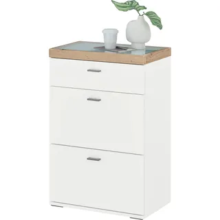 Set One by Musterring Lancaster Dielen Highboard 61 x 91 cm weiß