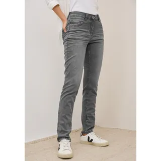 Cecil Regular-fit-Jeans »Scarlett« im Five-Pocket Style, grau