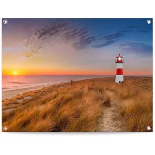 Poster REINDERS "Leuchtturm", bunt (farbe bild(er): bunt), B:80cm H:60cm T:0,1cm, Leinwand, Bilder, Poster