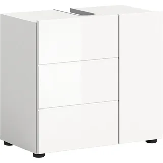 WELLTIME »Biel, Breite 60 cm, 1 Tür, 1 Einlegeboden, mit Siphonausschnitt«, (1 St.), Badmöbel, Badschrank, Schrank, Unterschrank, Bad, Badezimmer