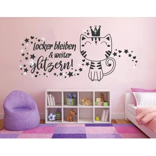 tjapalo® pkm469 Wandtattoo jugendzimmer Mädchen Wandtattoo Wohnzimmer Sprüche Frauen Wandsticker Kinderzimmer Mädchen Wandtattoo Mädchenzimmer, Größe: B100xH48cm, Farbe: pastellrosa
