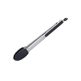 hensslers Grillzange schwarz Edelstahl 26,5 x 3,5 x 4 cm