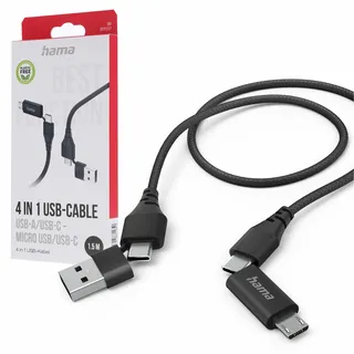 Hama 4in1 USB 2.0 USB (Kabel,