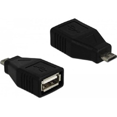 Bild von USB 2.0 Adapter, Micro-B [Stecker] auf USB-A [Buchse] (65296)