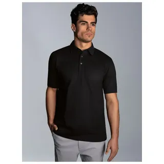 Poloshirt TRIGEMA "TRIGEMA Business-Poloshirt", Herren, Gr. 3XL, schwarz, Piqué, 100% Baumwolle, Basic, lang, ohne Ausschnitt, Shirts Poloshirt