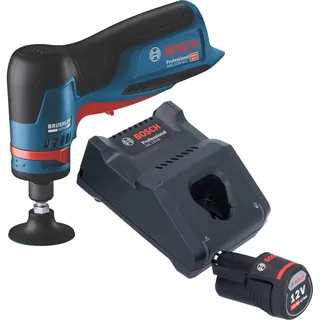 Bosch GWG 12V-50 S Professional, Akku Geradschleifer 12 V 6 mm Brushless + 1x Akku 3,0 Ah + Ladegerät