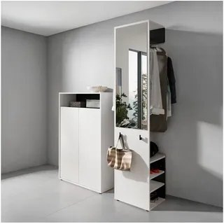 INOSIGN Lyon Garderobenschrank 40x35x185 cm weiß
