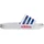 Shower Adilette Cloud White/Royal Blue/Pure Ruby 48,5