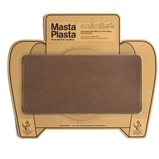 MastaPlasta Selbstklebende Premium Leder Reparatur Patch - Hellbraun Leder - 20cm x 10cm. Sofortige Polsterung Qualität Patch für Sofas, Auto Interieur, Taschen, Jacken
