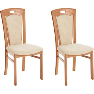 Home Affaire "FERDI Made in Italy, Massivholz", (Set) 2 Stk.Bezug Feinstruktur (wasser- und fleckabweisend) oder Struktur,