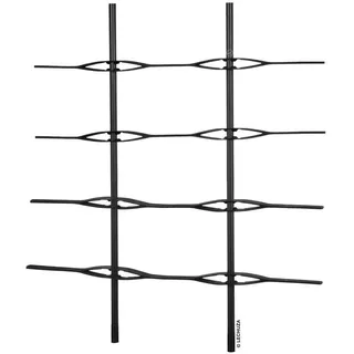 LECHUZA Trio Cottage 40 Rankgitter 113 x 170 cm Schwarz