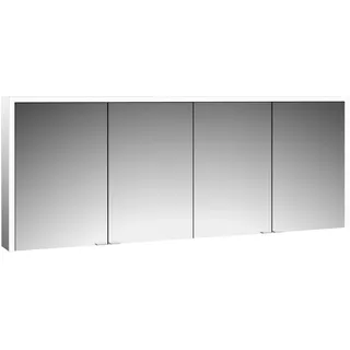 emco prime 3 Spiegelschrank, 1800mm, 4 Türen, Aufputzmodell, 949707309, Farbe: aluminium/weiß