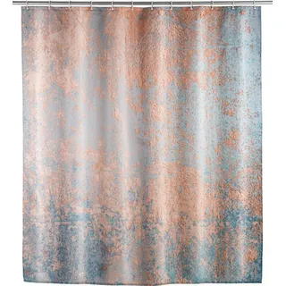 Wenko Duschvorhang Agate 180 x 200 cm blau
