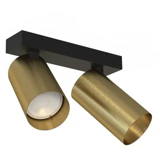 Moderner Deckenstrahler Messing Schwarz COLENE Deckenlampe Spot Wohnzimmer Flur