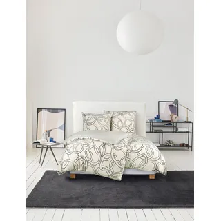 Esprit Gabin Wendebettwäsche Beige 155 x 220 cm + 2 x 80 x 80 cm