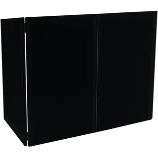 OMNITRONIC Wechselcover für DJ Booth schwarz - Schwarz