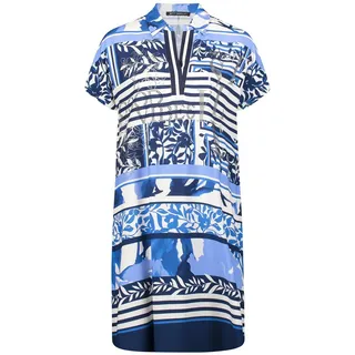 Betty Barclay Sommerkleid Blau/Weiß 42